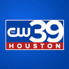 CW39 Houston logo on a blue background