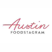 Austin Foodstagram logo in red and grey text