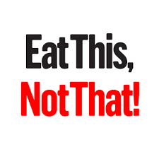 Eat This, Not That! logo in black and red text