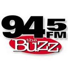 94.5 FM The Buzz radio station logo