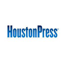 Houston Press blue logo on a white background