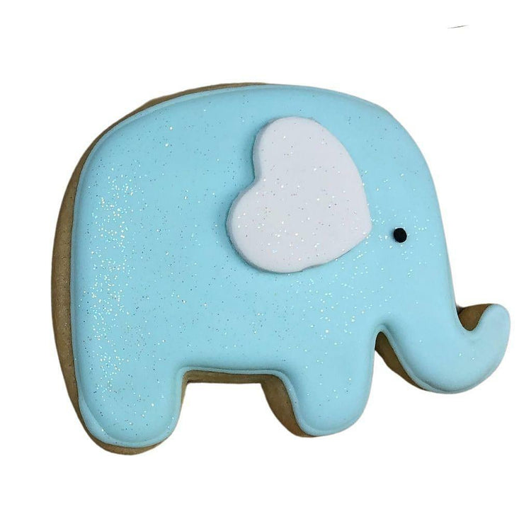 Baby Animals, Choose Your Own blue elephant sugar cookie