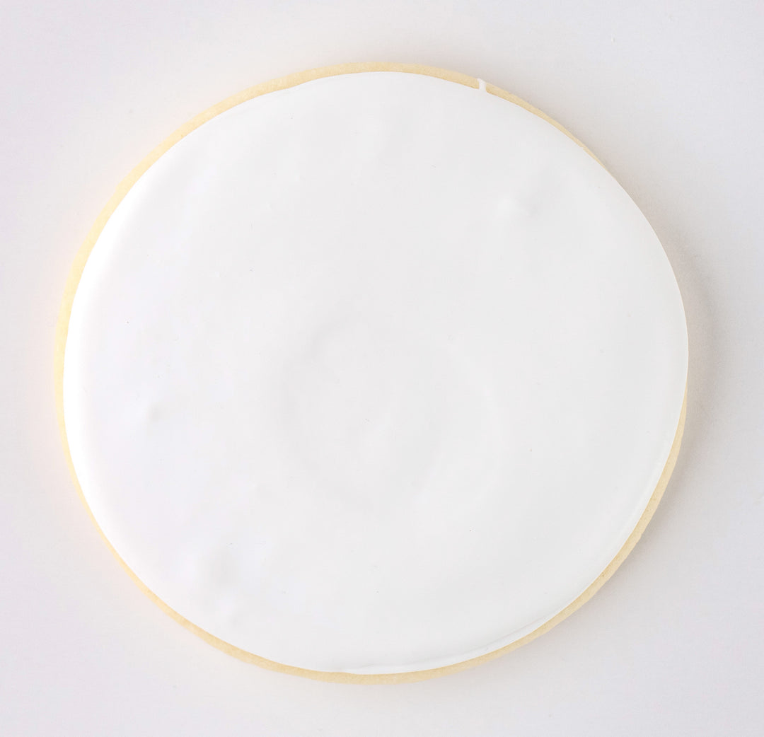 Kiddo Cookie Creations Mother's Day round white cookie