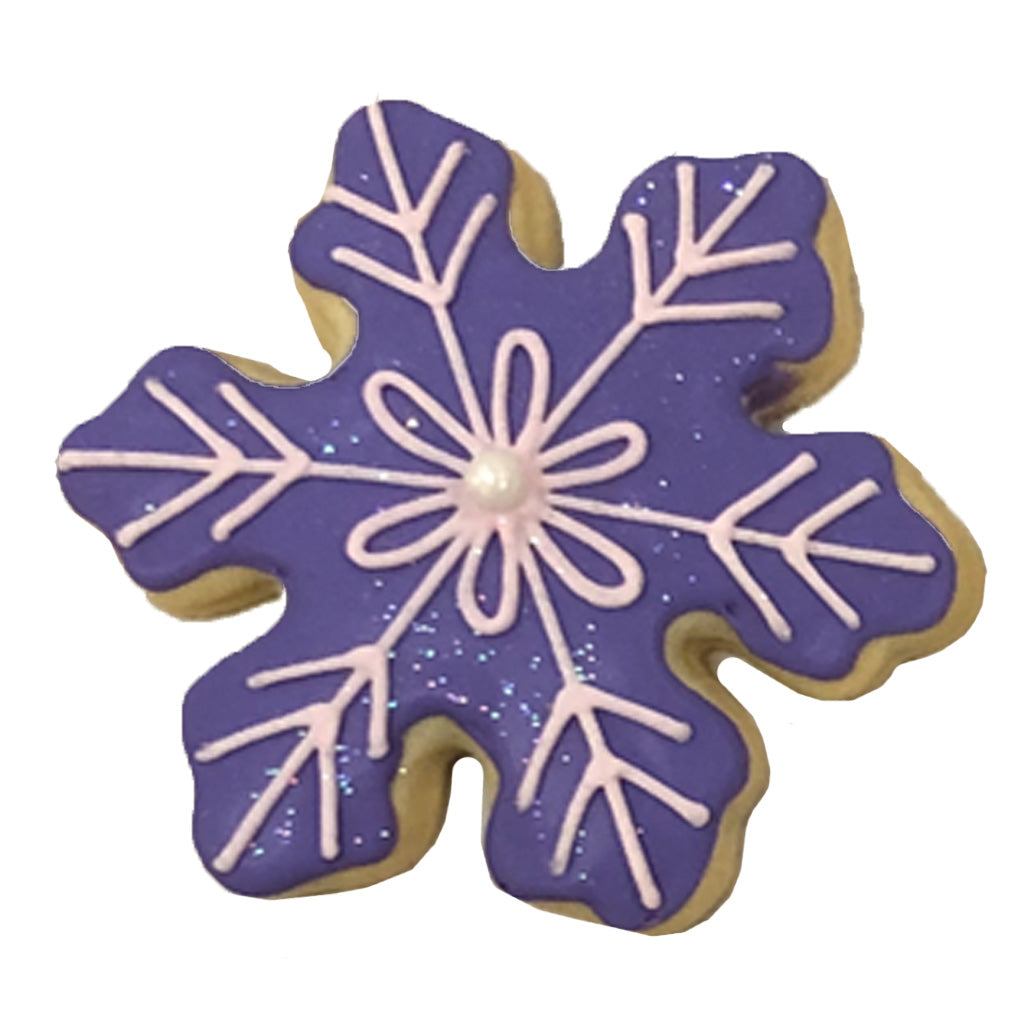 Frozen, Choose Your Own purple snowflake cookie with glitter