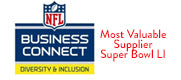 NFL Business Connect Most Valuable Supplier Super Bowl LI logo
