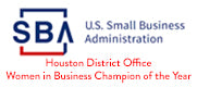 SBA Houston District Office Women in Business Champion logo