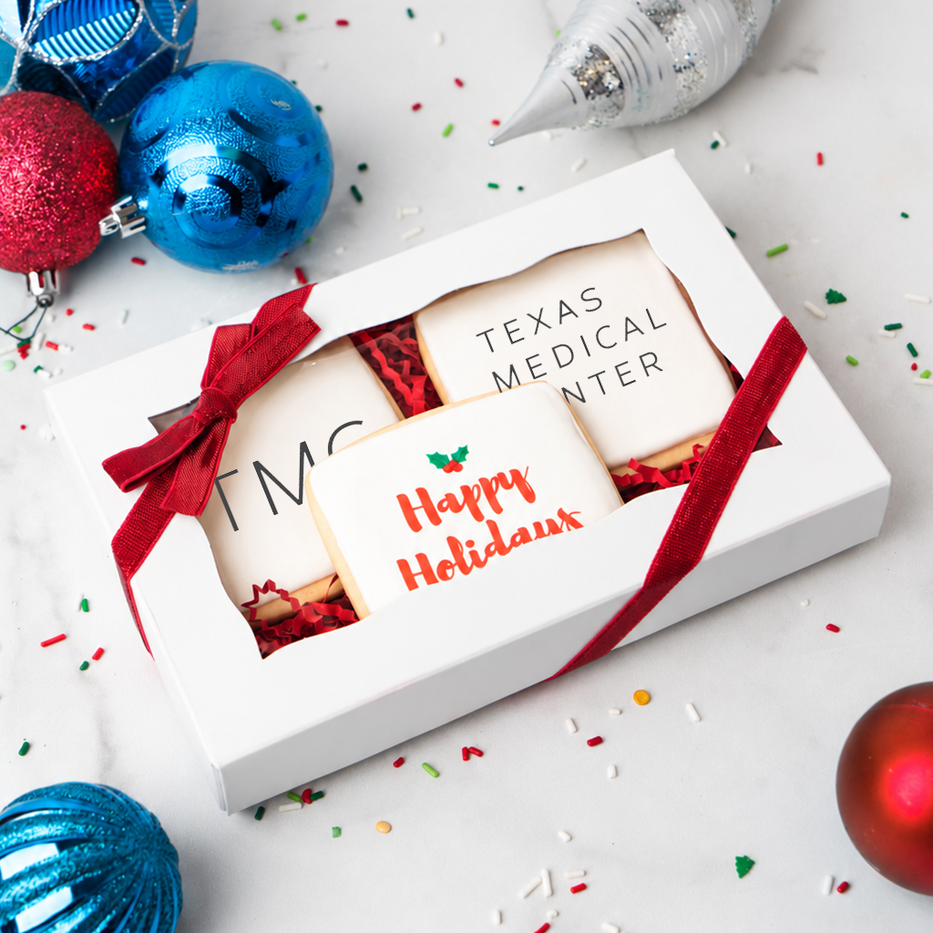 Photo & Logo Cookie Gift Box, 3-pack