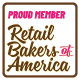 Proud Member of Retail Bakers of America logo badge