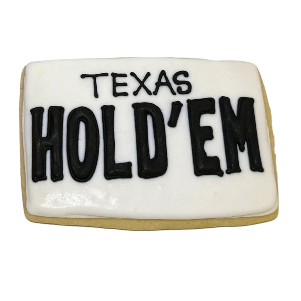 Cowboy Carter, Choose Your Own rectangular cookie with black icing