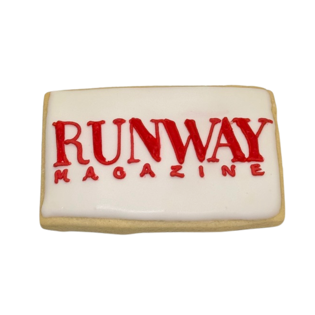 The Devil Eats Cookies rectangular Runway Magazine cookie